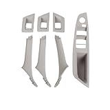 Kit De Maçanetas De Porta 7 Peças Maçanetas De Porta F10 F11 Apoio De Braço Para Porta Do Motorista Puxador Da Porta Do Passageiro Capas De Interruptor De Janela Para BMW Série 5 2010 2017