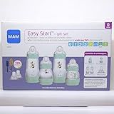 Kit De Mamadeiras Easy Start Gift Set Azul O Gift Set É Recomendado A Partir De 0 Meses De Idade Mam Azul Oceano