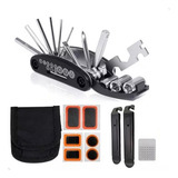 Kit De Manutenção Chaves Bike Remendo Bicicletas 16 Em 1