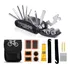 Kit De Manutenção Reparo E Remendo Para Bicicletas Com Chave