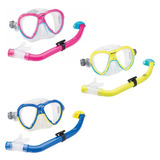 Kit De Mergulho Infantil Máscara Snorkel