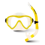 Kit De Mergulho Máscara Respirador Cetus New Parma Pro