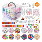 Kit De Miçangas Completo Para Fabricação De Joias Pulseiras