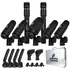 Kit De Microfones Dinâmicos Arcano Am-bkgray7 P/ Bateria Sj