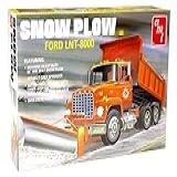 Kit De Modelo AMT Ford LNT 8000 Snow Plow Em Escala 1 25