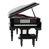 Kit De Modelo De Piano De Cauda Em Miniatura Instrumento Mu