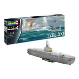 Kit De Modelo De Submarino Alemão Tipo Xxi 1 144 Revell