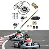 Kit De Montagem De Eixo Traseiro 815 Mm Com Eixo E Cubo E Corrente E Cilindro Mestre De Freio De Substituição Para Go Kart ATV