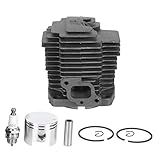 Kit De Montagem De Pistão De Cilindro De 44 Mm Conjunto De Cilindro De Aparador De Liga De Zinco 11005 2123 Altamente Compatível Com Equipamento Original Para TH48 KBH48A HA048J
