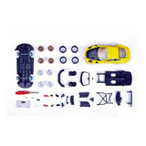 Kit De Montar Carro Porsche 911 Gt2 Rs Amarelo 1 24 Maisto