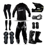 Kit De Motocross Trilha Adulto Conjunto Roupa Ims Pro Tork