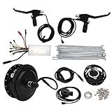 Kit De Motor Para Scooters Elétricos Kit De Motor De Cubo De Roda Traseira De Bicicleta Elétrica Com Exibição De Dados 36V 500W 22A Controlador Para Andar Para Raios De Aro De