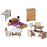 Kit De Móveis Completo Para Casinhas De Boneca - Madeira - Multicolorido - Bohney