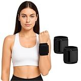 Kit De Munhequeiras Esportivas Com Compressão Suporte Para Punho Alívio De Dor Lesões Tendinite E LER Ajustável Velcro Resistente E Confortável Treino Academia Crossfit E Esportes