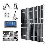 Kit De Painéis Solares De 200 W 400 W 600 W E 800 W Com Controlador De 30 A 60 A Carregador De Energia Solar Portátil USB De 12 V Para Motorhome Telhado Carro De Acampamento Barco 200W 60A