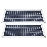 Kit De Painel Solar Painel Solar 2x10W Painéis Solares Com Controlador 30A Módulo Fotovoltaico Monocristalino De Alta Eficiência Para Carregamento De Emergência De Barco RV