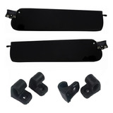 Kit De Par Quebra sol Ford F 1000 Até 1992 Preto Suporte