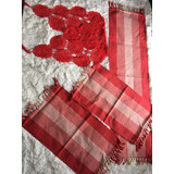 Kit De Passadeira Tear 3pçs Caminho De Mesa De Croche