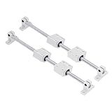 Kit De Peças Cnc De Eixo Linear- Haste Guia Padrão Industrial Bloco Sbr Conjunto De Deslizamento De Rolamento Linear Hrc6 -10-300-