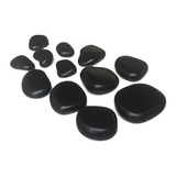 Kit De Pedras Quentes Pretas P Massagens 12 Peças Basalto