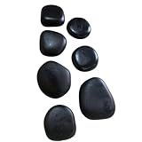 Kit De Pedras Quentes Vulcânicas Para Massagem 7 Unidades