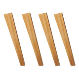 Kit De Pés Chatos 30cm Cor Mel Chapinhas Parafusos
