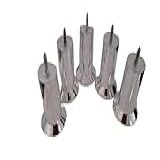 Kit De Pés Cromados Para Cama Box E Móveis Em Geral Rosca Soberba 5 16 10cm Ideal Para Sofás Puffs Racks Móveis De Madeira Polietileno Não Danifica O Piso 10cm KIT 4 