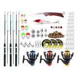Kit De Pesca Completo 3 Varas 3 Molinetes E Vários Acessórios C Desconto Promoção Aproveite O Frete Grátis 