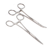 Kit De Pinças Hemostáticas Mosquito Curva E Reta 12 5 Cm