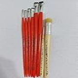 Kit De Pincéis Castelo Para Pintura Em Tecido 8 Pincéis 