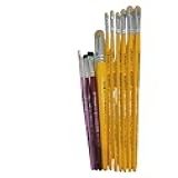 Kit De Pincéis CONDOR Para Pintura Em Tecido Completo Cortados E Lixados 10 Pincéis 