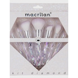 Kit De Pincéis Macrilan Diamond
