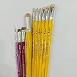 Kit De Pinceis Para Pintura Em Tecido Completo 10 Pinceis 