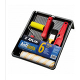 Kit De Pintura Antigota 6 Pecas Bandeja Preta