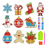 Kit De Pintura Diamante Antistress Decoração Arvore De Natal