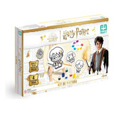 Kit De Pintura Infantil Harry Potter Desenho Cavalete Tela