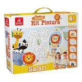 Kit De Pintura Infantil Super Kit Safaria Arte