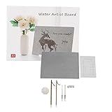 Kit De Placa De Desenho De água Clara Placa De Fundo De Escrita De água Para Aprendizagem Reutilizável Buddha Meditation Art Board