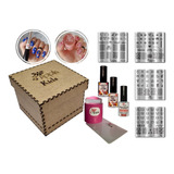 Kit De Placas Esmaltes E Carimbos De Unhas Kids Especial