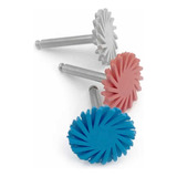 Kit De Polimento Dental Resina Composta Disco 14mm 3pçs