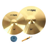 Kit De Pratos 16 E 20 Profire Ataque E Condução Para Bateria