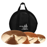 Kit De Pratos Orion Revolution Pro Rev10 14 18 20 Com Bag