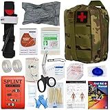 Kit De Primeiros Socorros Tático Conjunto Completo Com Torniquete Bandagens E Suprimentos Estilo Militar