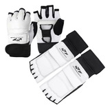 Kit De Proteção De Taekwondo Karatê Boxe Luvas De Proteçã