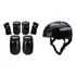 Kit De Proteção Slide + Capacete Completo Unissex 7 Peças