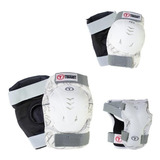 Kit De Proteção Traxart Branco Dk 619 patins skate Brinde