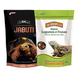 Kit De Ração Alcon Club Jabuti 300g Legumes E Frutas 60g