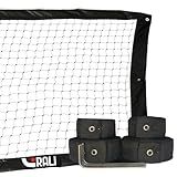 Kit De Rede Preta Para Beach Tennis Oficial 1 00x8 20 Marcaçao De Quadra 8x16 Preta C 3M E Jogo Simples