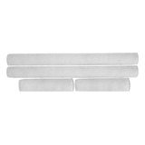 Kit De Refil De Rolinho Para Berço Americano 4 Peças Branco