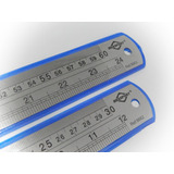 Kit De Réguas 30 Cm E 60 Cm Aço Inox Brasfort